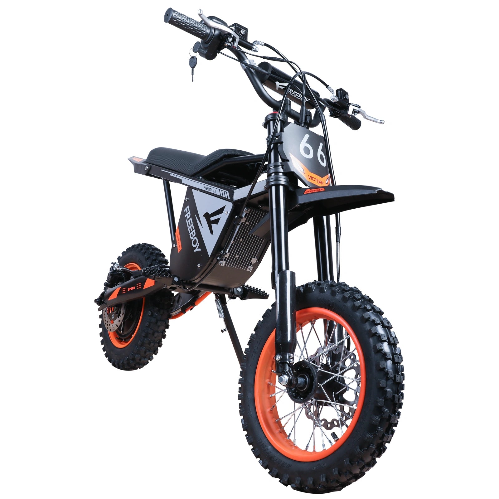 FREEBOY Y66 High-Performance Electric Dirt Bike | Off-Road Electric Motorcycle with Powerful Motor, Dual Suspension & All-Terrain Design
