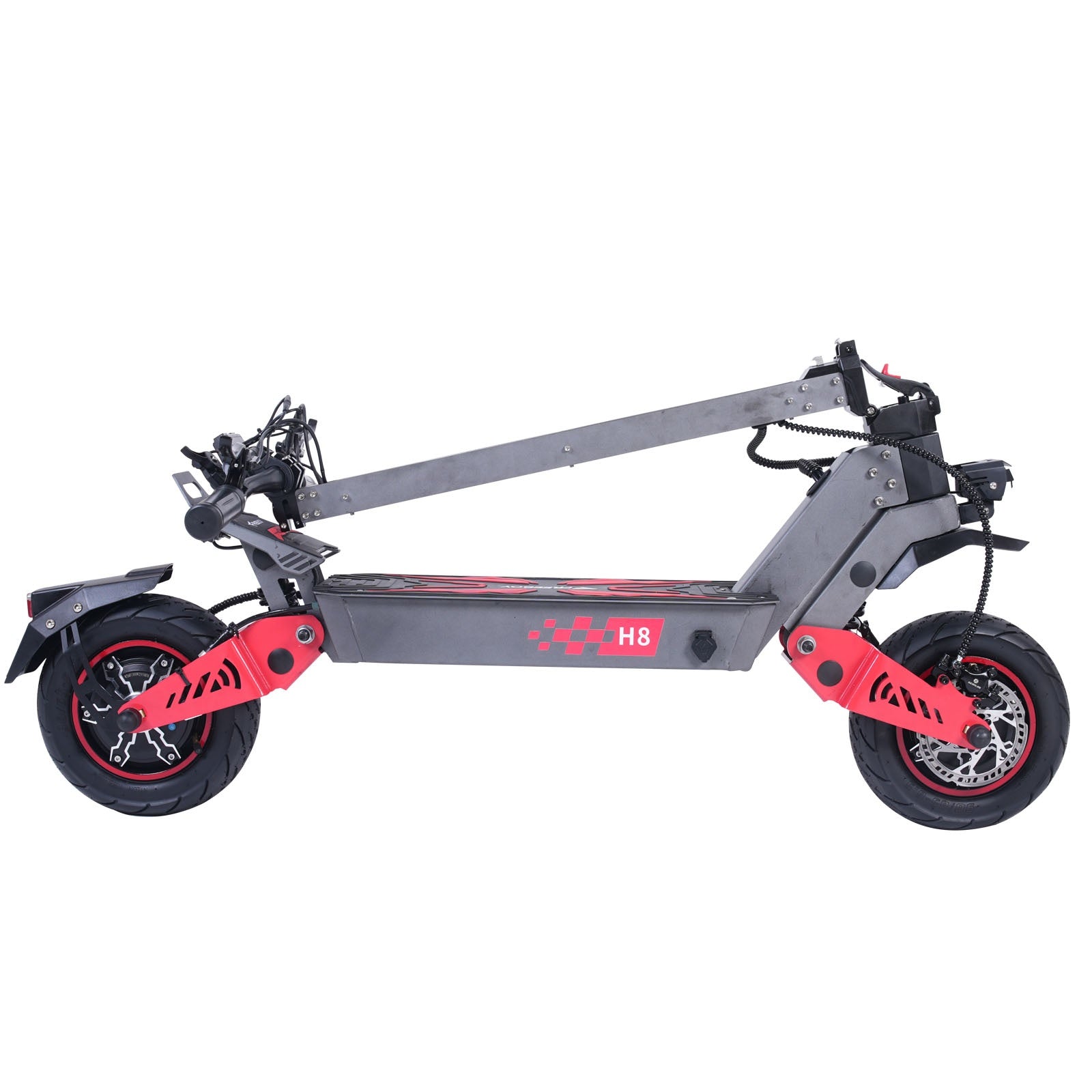 Freeboy H8 Dual-Motor Electric Scooter | Foldable Off-Road E-Scooter with Dual Suspension, Wide Deck, High-Performance Commuting Scooter