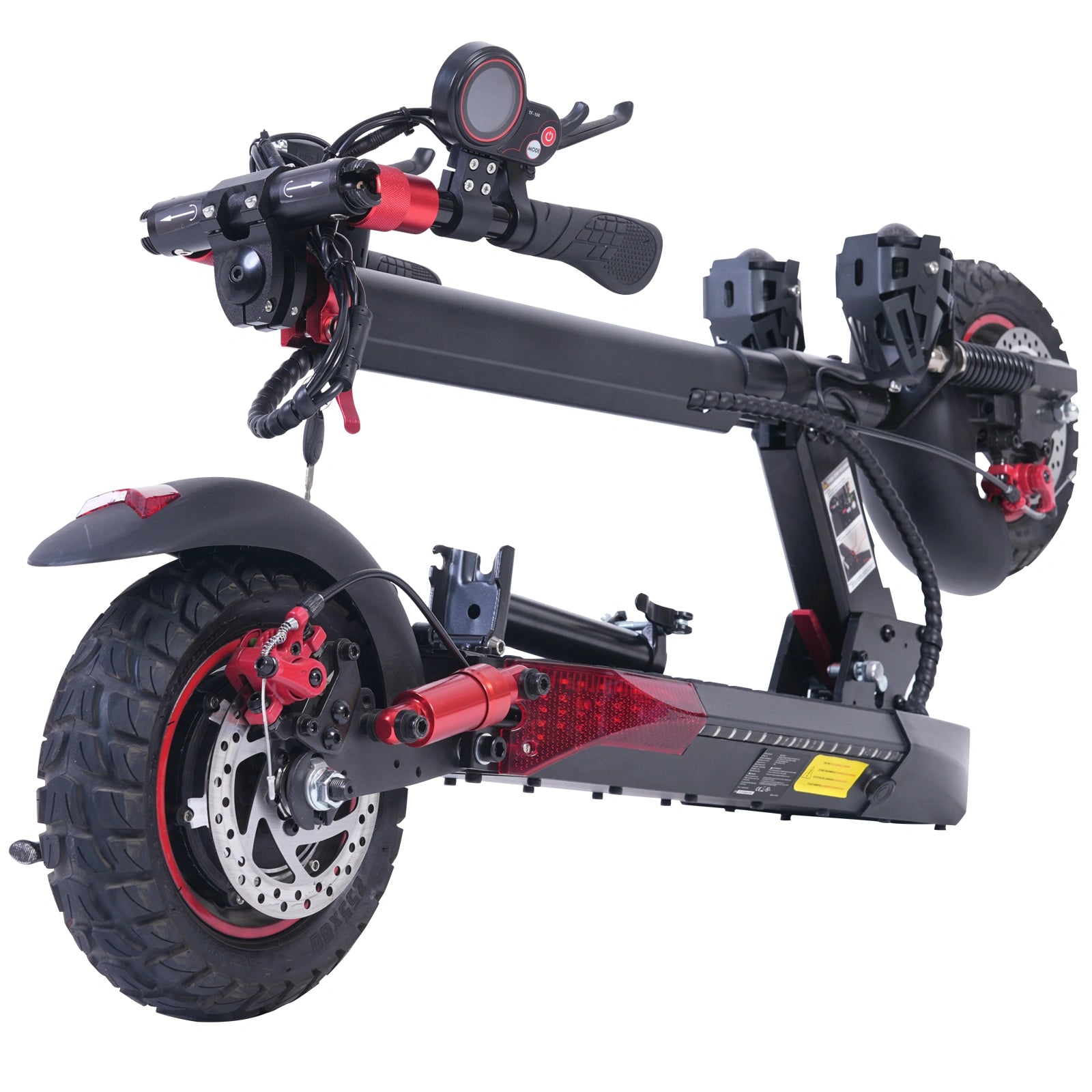 Freeboy J01 Seated Single-Motor Electric Scooter for Adults | Foldable Urban Commuting E-Scooter with Seat, Dual Suspension, Off-Road Tires