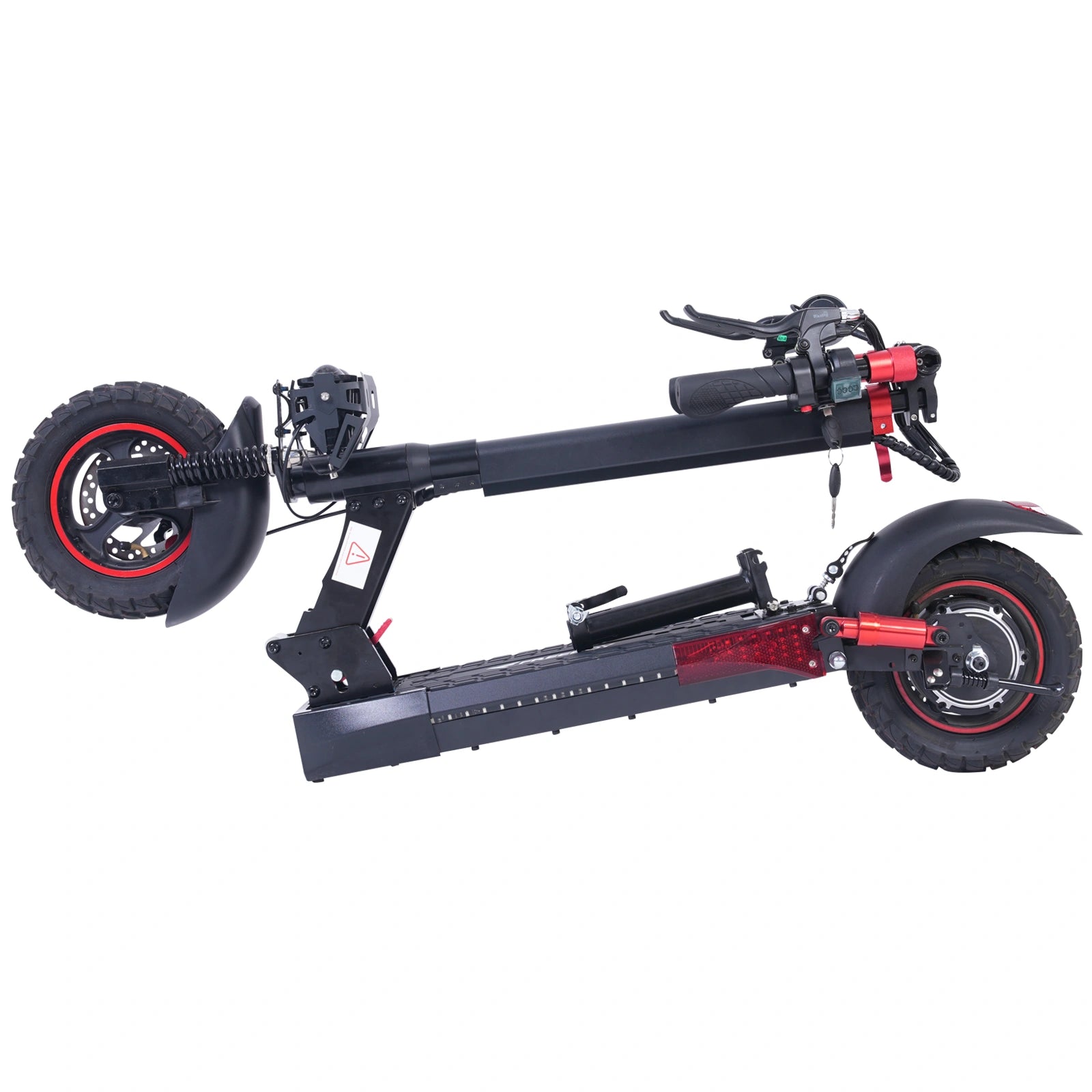 Freeboy J01 Seated Single-Motor Electric Scooter for Adults | Foldable Urban Commuting E-Scooter with Seat, Dual Suspension, Off-Road Tires