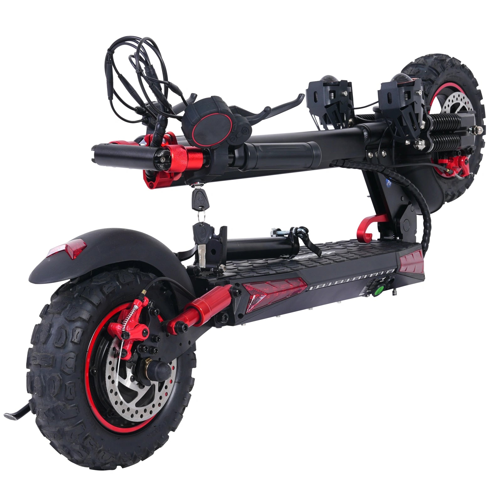 Freeboy J11MAX Electric Scooter | 1200W Motor, Foldable Off-Road E-Scooter with Dual Suspension, Seat, All-Terrain Fat Tires