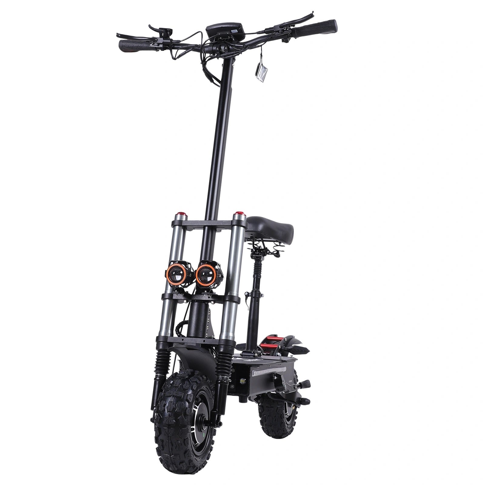 Freeboy J30MAX Dual Motor Electric Scooter with Seat | High-Speed 53MPH Off-Road E-Scooter with 62 Miles Range, 6000W Power & 11-Inch Tires