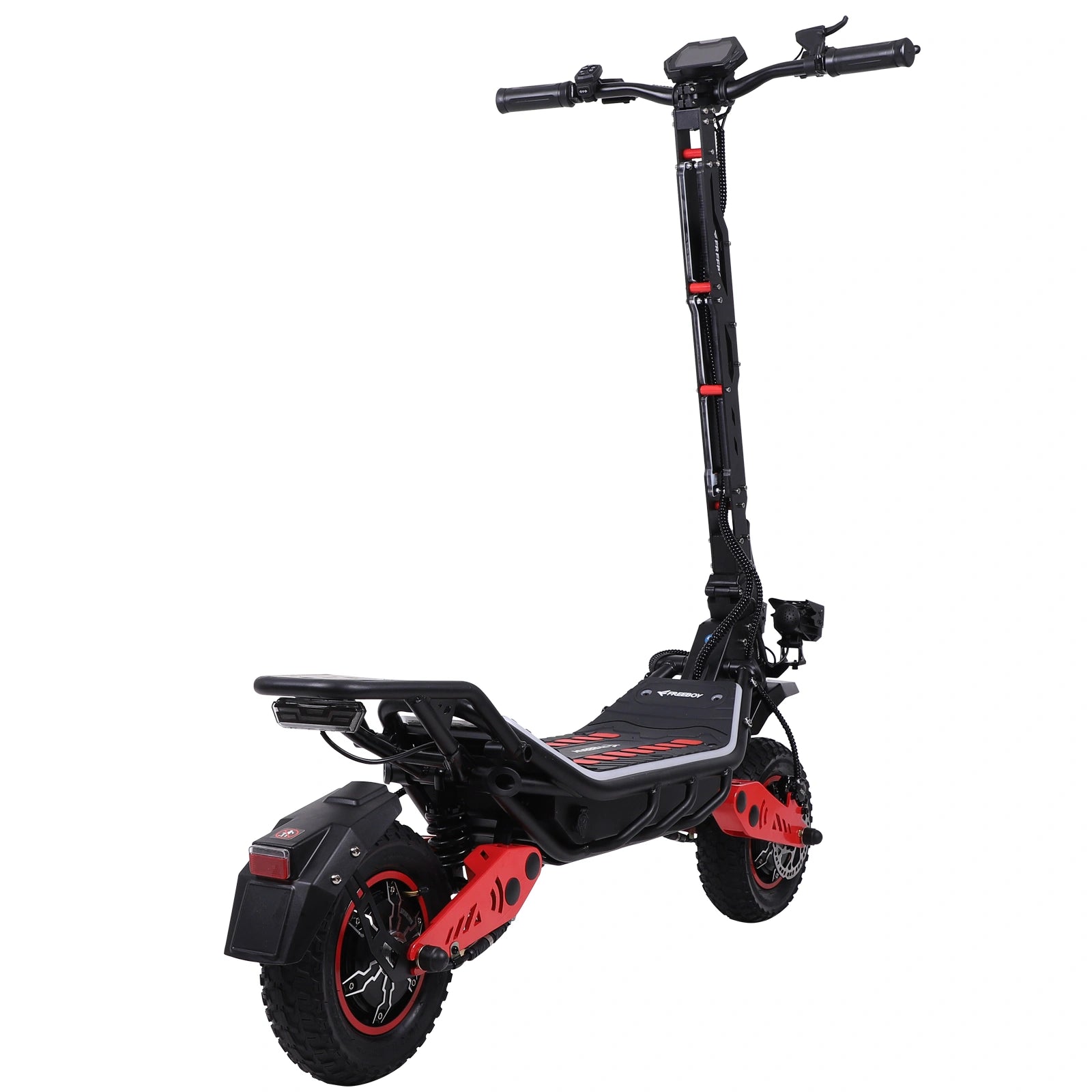 Freeboy H10 Dual-Motor Electric Scooter | Foldable Off-Road E-Scooter with Storage Box, Dual Suspension & Wide Deck