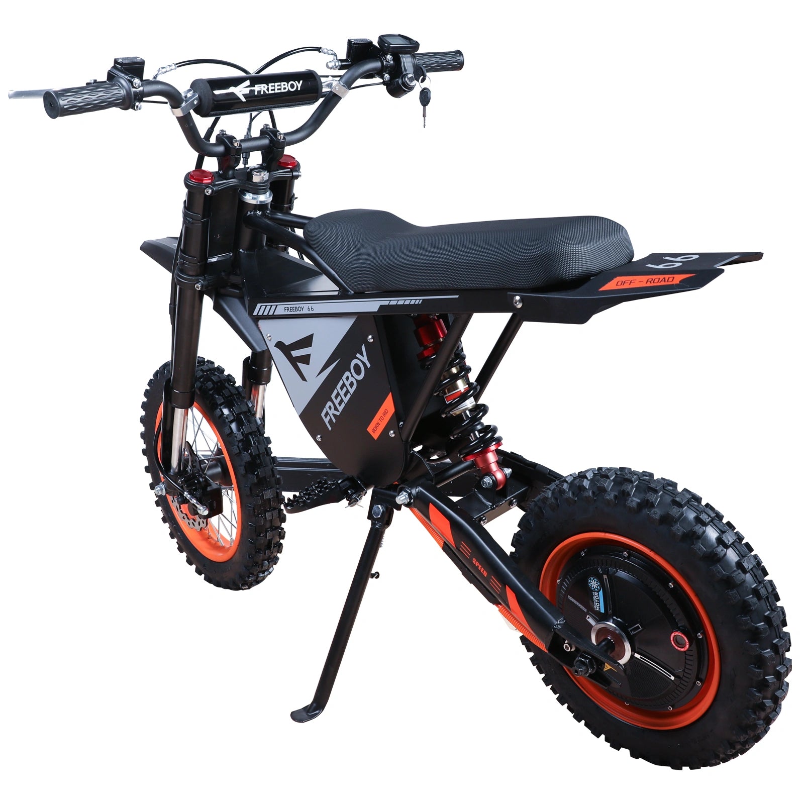 FREEBOY Y66 High-Performance Electric Dirt Bike | Off-Road Electric Motorcycle with Powerful Motor, Dual Suspension & All-Terrain Design