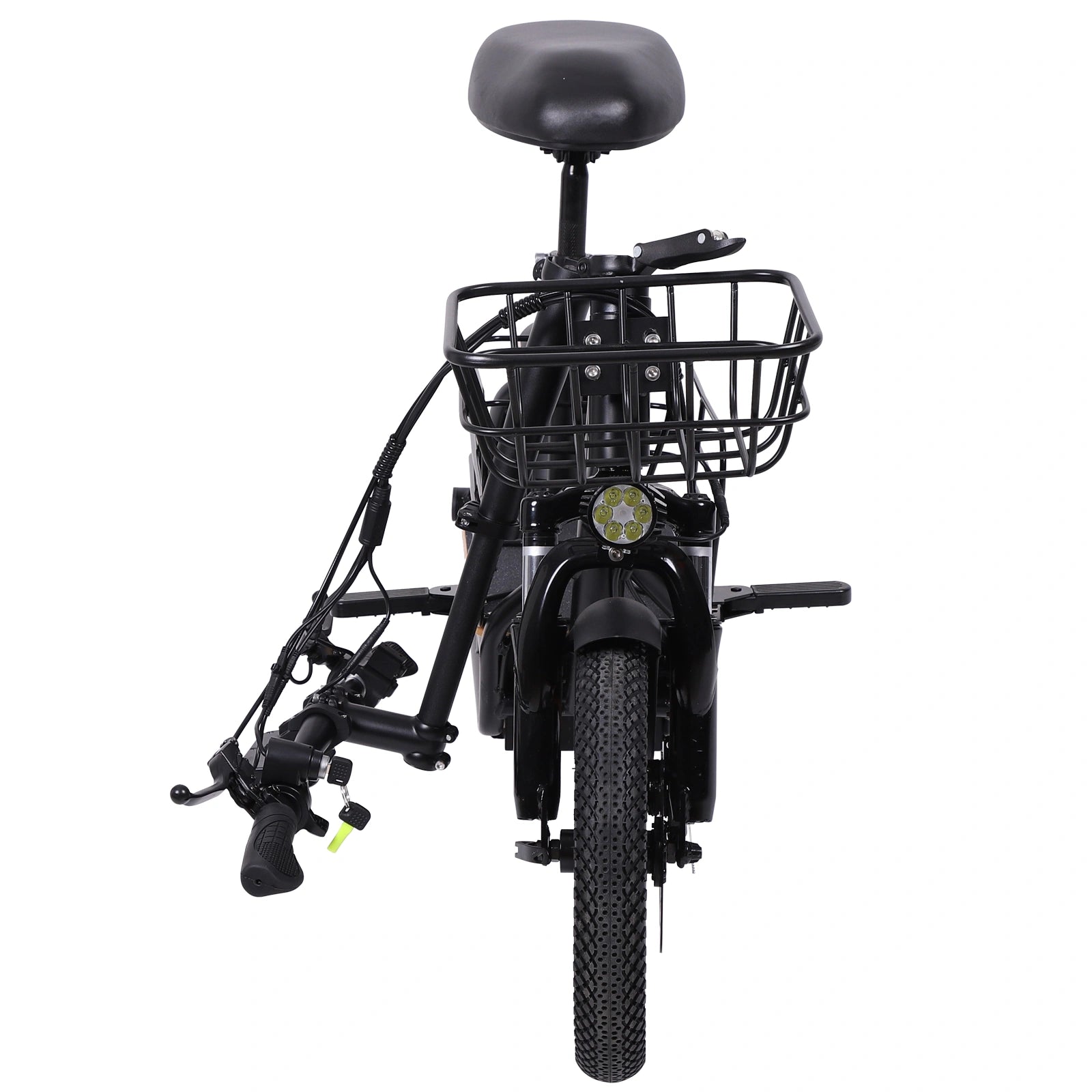 Freeboy H14 Cargo Seat Electric Scooter | Dual Suspension Off-Road E-Scooter with Storage Basket, Wide Deck, Heavy-Duty Tires & Foldable Frame