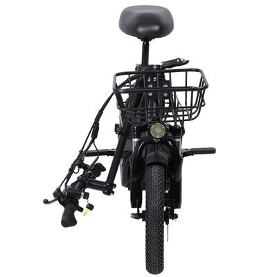 Freeboy H14 Cargo Seat Electric Scooter | Dual Suspension Off-Road E-Scooter with Storage Basket, Wide Deck, Heavy-Duty Tires & Foldable Frame