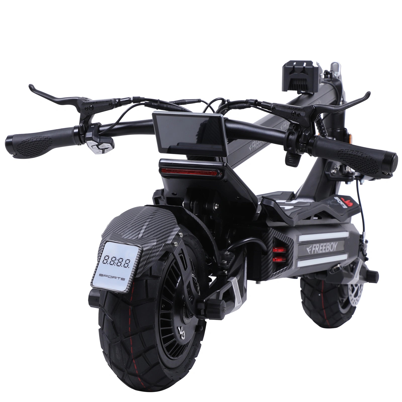 Freeboy H16 Dual Motor Electric Scooter | High-Speed Off-Road Beast with Extreme Power, Suspension & Foldable Design