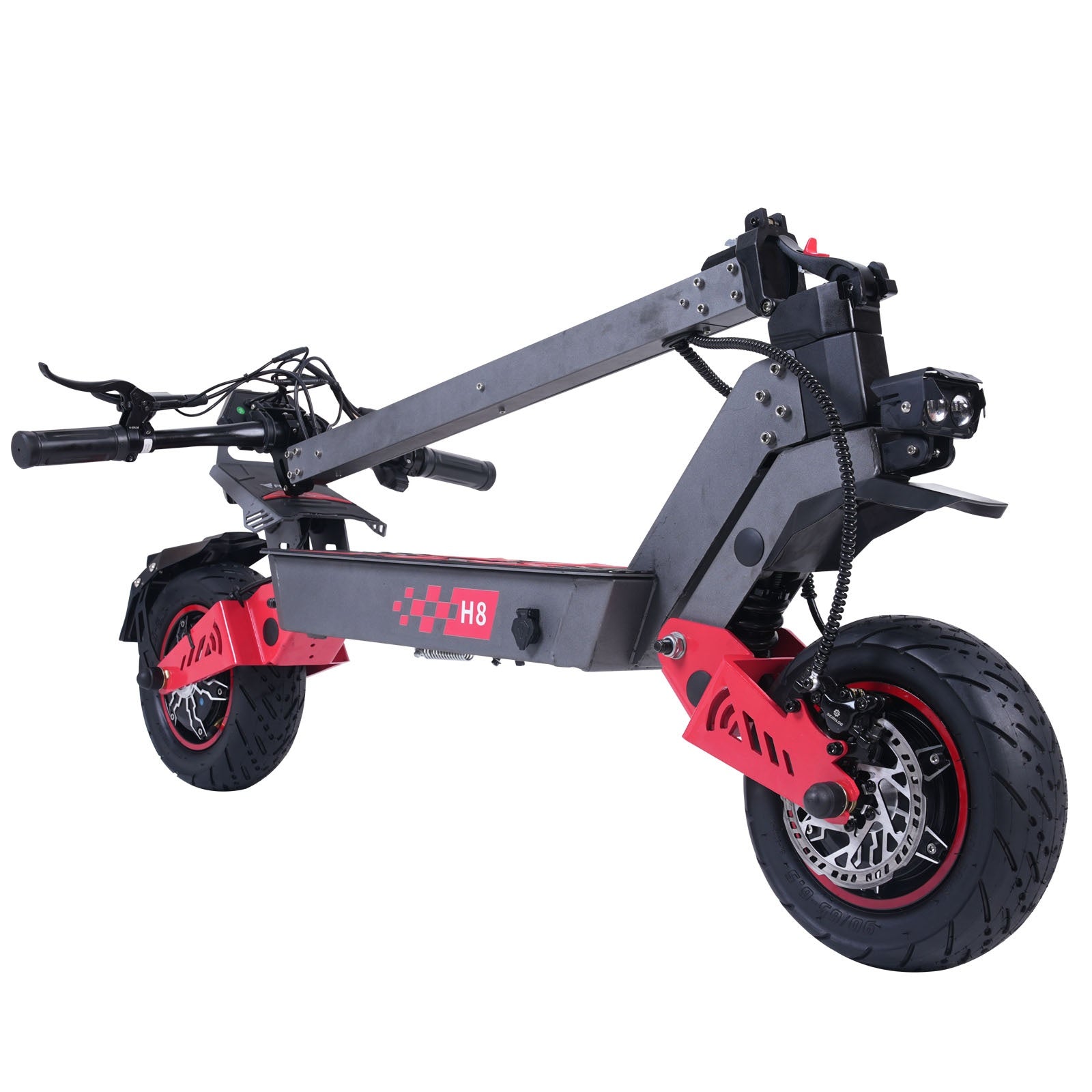 Freeboy H8 Dual-Motor Electric Scooter | Foldable Off-Road E-Scooter with Dual Suspension, Wide Deck, High-Performance Commuting Scooter