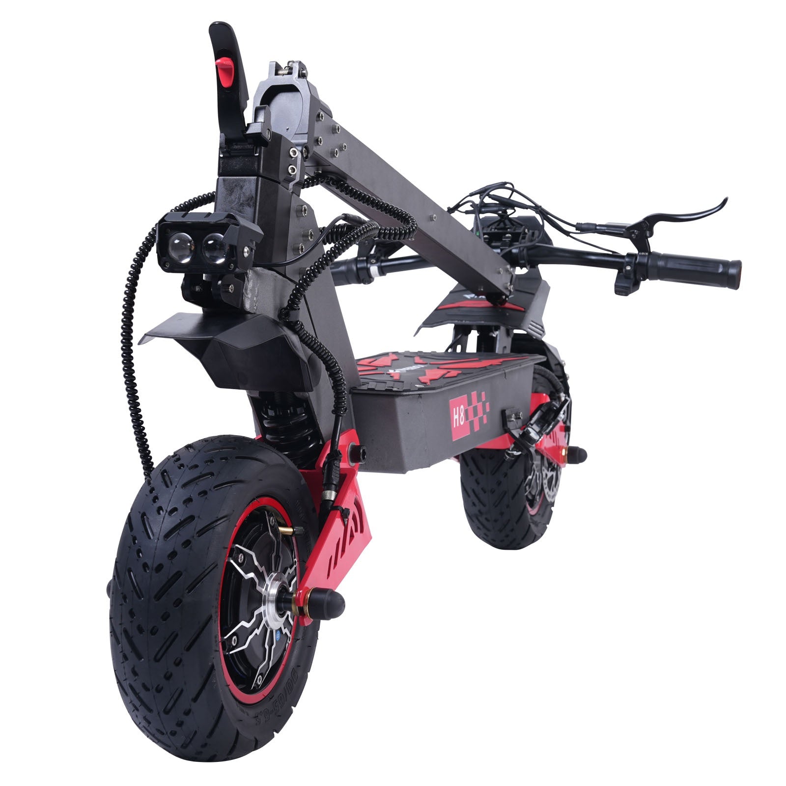 Freeboy H8 Dual-Motor Electric Scooter | Foldable Off-Road E-Scooter with Dual Suspension, Wide Deck, High-Performance Commuting Scooter