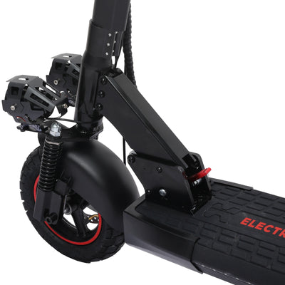 Freeboy J01 Seated Single-Motor Electric Scooter for Adults | Foldable Urban Commuting E-Scooter with Seat, Dual Suspension, Off-Road Tires