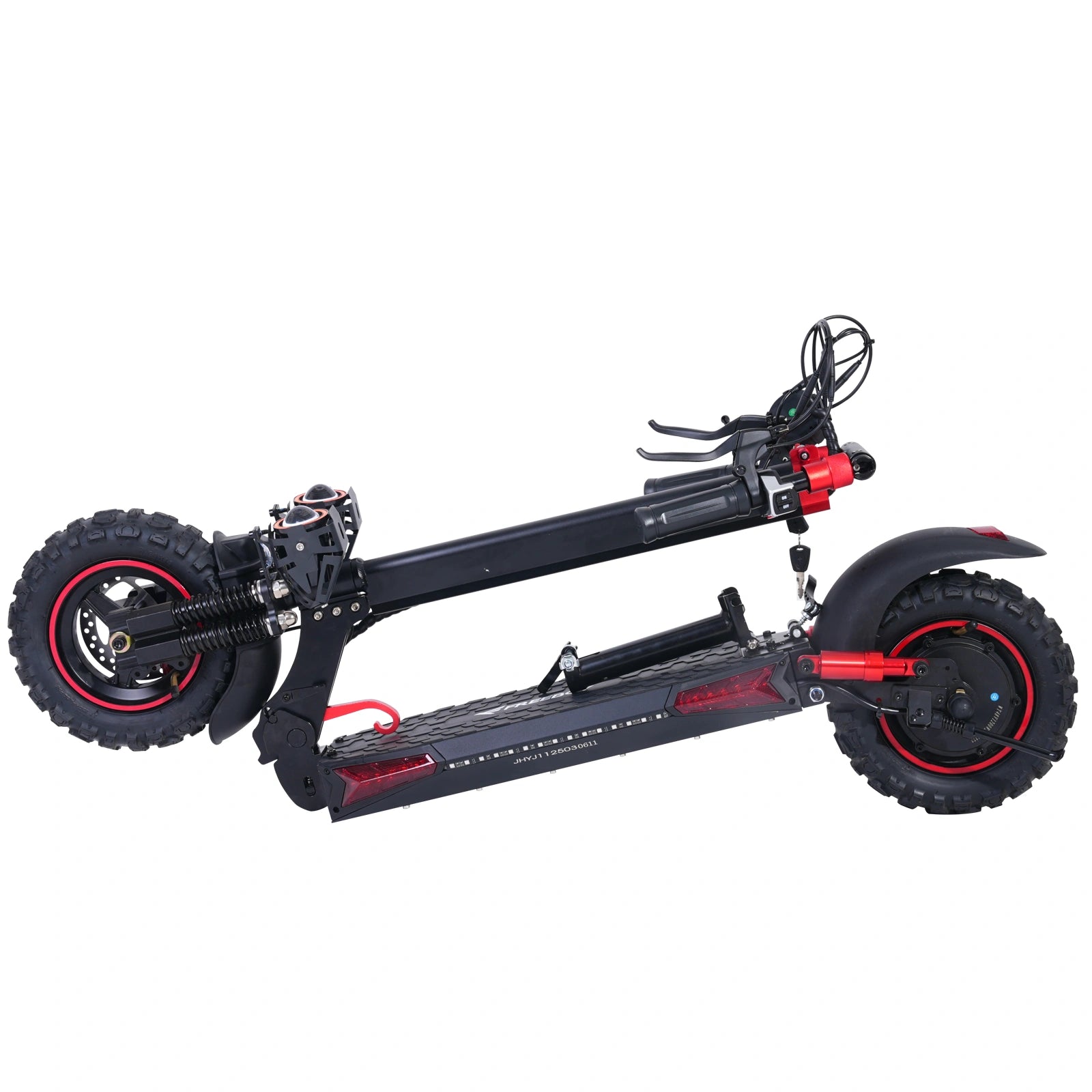 Freeboy J11MAX Electric Scooter | 1200W Motor, Foldable Off-Road E-Scooter with Dual Suspension, Seat, All-Terrain Fat Tires