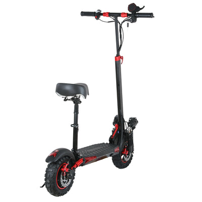 Freeboy J11MAX Electric Scooter | 1200W Motor, Foldable Off-Road E-Scooter with Dual Suspension, Seat, All-Terrain Fat Tires