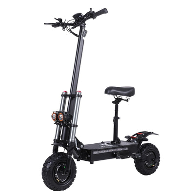 Freeboy J30MAX Dual Motor Electric Scooter with Seat | High-Speed 53MPH Off-Road E-Scooter with 62 Miles Range, 6000W Power & 11-Inch Tires