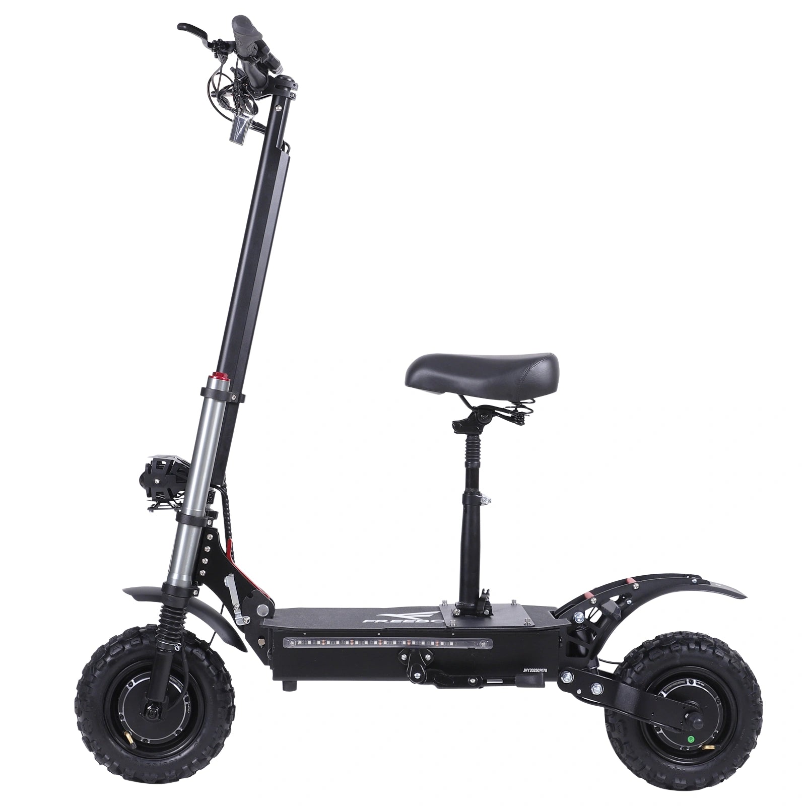 Freeboy J30MAX Dual Motor Electric Scooter with Seat | High-Speed 53MPH Off-Road E-Scooter with 62 Miles Range, 6000W Power & 11-Inch Tires