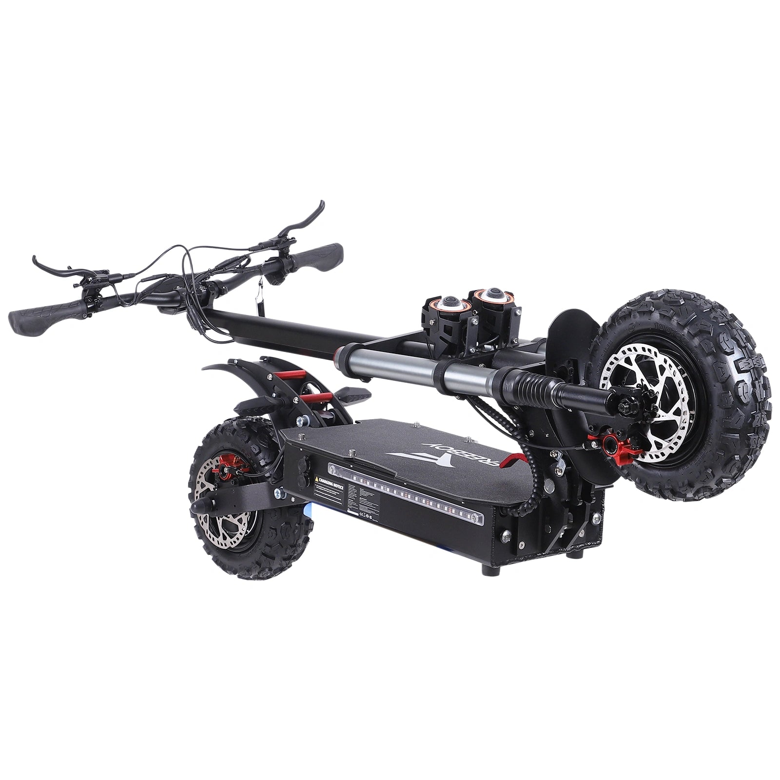 Freeboy J30MAX Dual Motor Electric Scooter with Seat | High-Speed 53MPH Off-Road E-Scooter with 62 Miles Range, 6000W Power & 11-Inch Tires