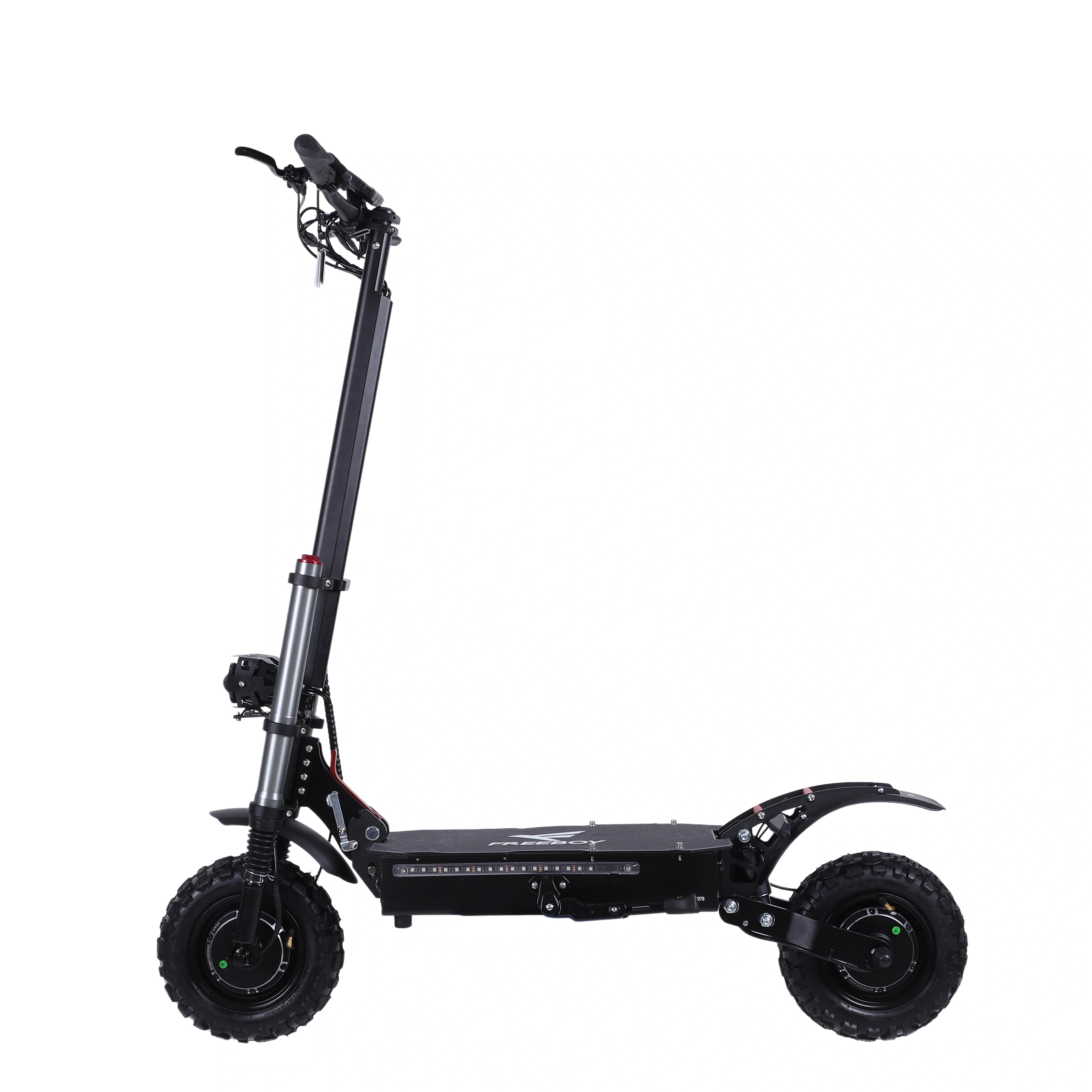 Freeboy J30MAX Dual Motor Electric Scooter with Seat | High-Speed 53MPH Off-Road E-Scooter with 62 Miles Range, 6000W Power & 11-Inch Tires
