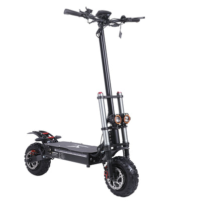 Freeboy J30MAX Dual Motor Electric Scooter with Seat | High-Speed 53MPH Off-Road E-Scooter with 62 Miles Range, 6000W Power & 11-Inch Tires