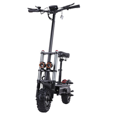 Freeboy J30MAX Dual Motor Electric Scooter with Seat | High-Speed 53MPH Off-Road E-Scooter with 62 Miles Range, 6000W Power & 11-Inch Tires