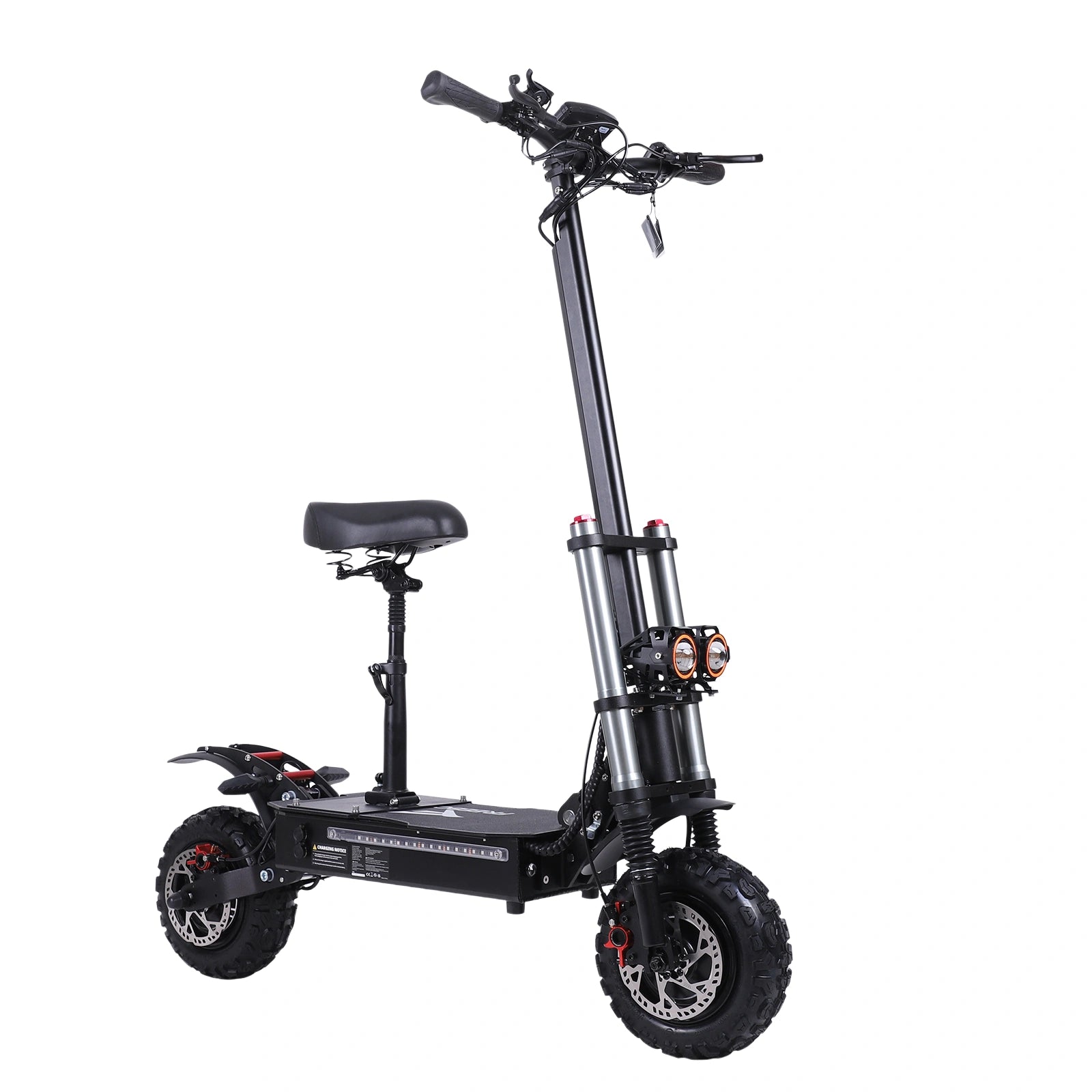 Freeboy J30MAX Dual Motor Electric Scooter with Seat | High-Speed 53MPH Off-Road E-Scooter with 62 Miles Range, 6000W Power & 11-Inch Tires