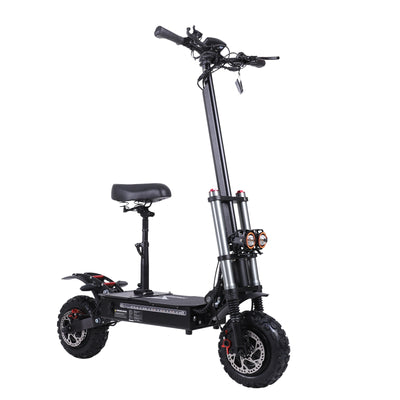 Freeboy J30MAX Dual Motor Electric Scooter with Seat | High-Speed 53MPH Off-Road E-Scooter with 62 Miles Range, 6000W Power & 11-Inch Tires