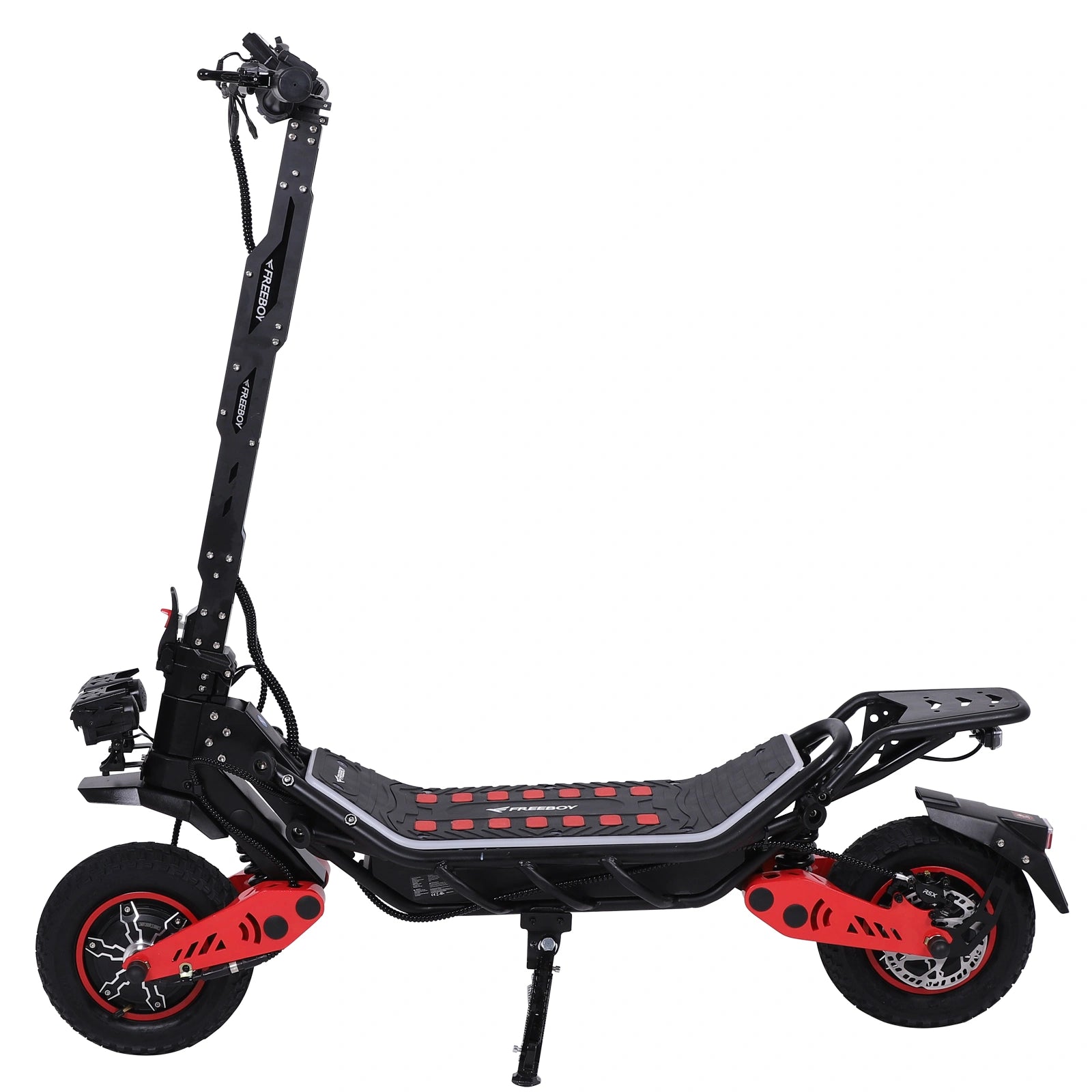Freeboy H10 Dual-Motor Electric Scooter | Foldable Off-Road E-Scooter with Storage Box, Dual Suspension & Wide Deck